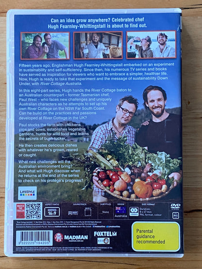 River Cottage Australia Series 1+2 DVD 2-Disc Sets Paul West PAL 4 VGC