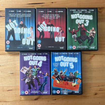 Not Going Out Series 1-5 DVD Bundle British Comedy PAL 2 VGC