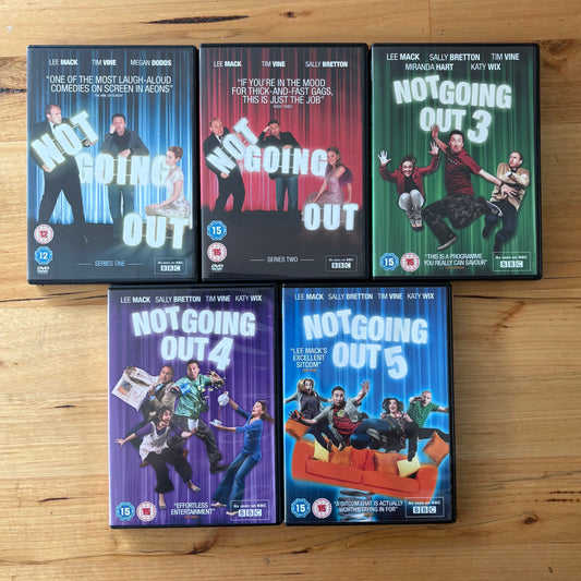 Not Going Out Series 1-5 DVD Bundle British Comedy PAL 2 VGC