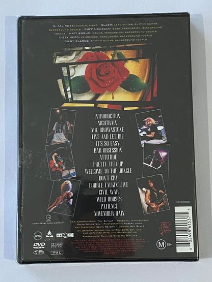 Guns N' Roses Use Your Illusion DVD Live In Tokyo 1992 PAL ALL Brand New Sealed