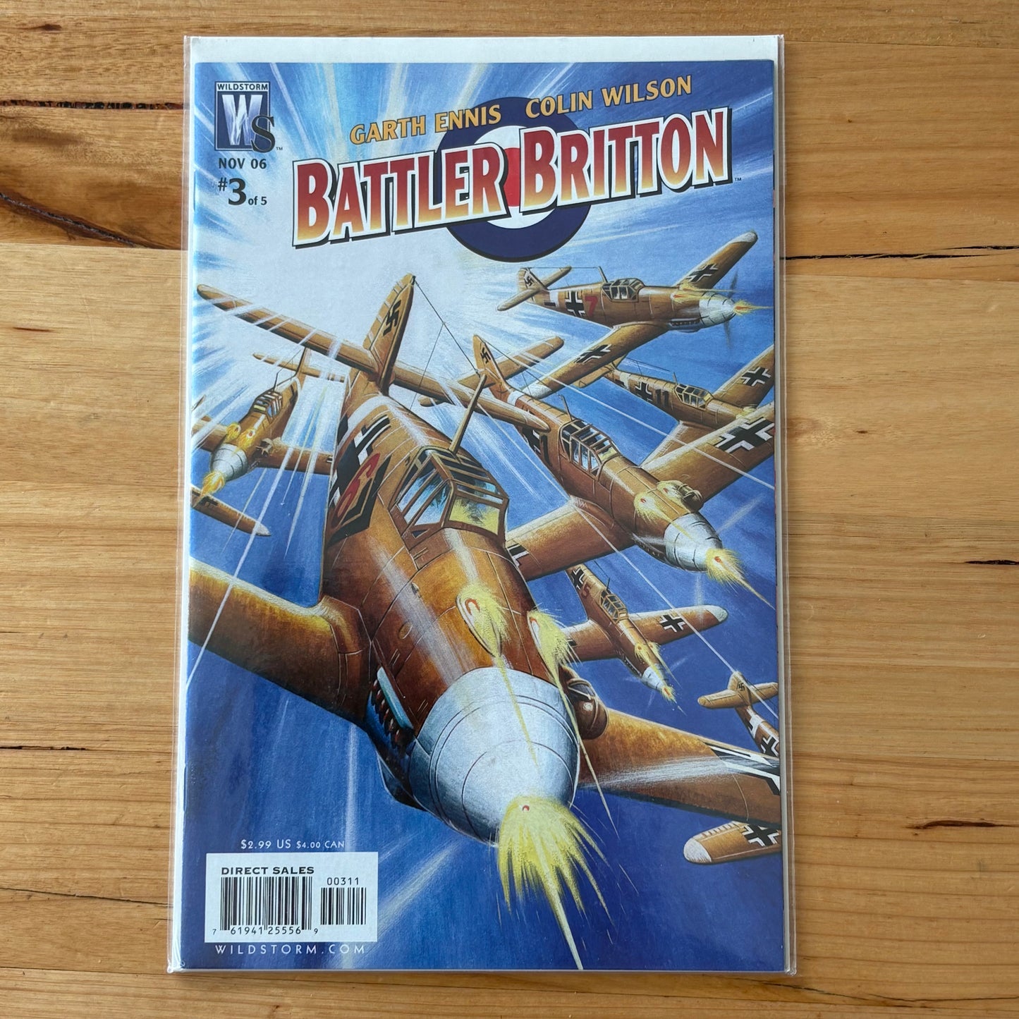 Battler Britton Complete Set 1-5 Garth Ennis Mini-Series Wildstorm Comics 2005