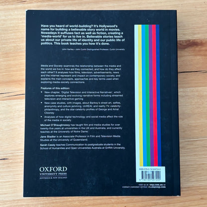 Media and Society 6th Edition Michael O'Shaunessy Paperback GD