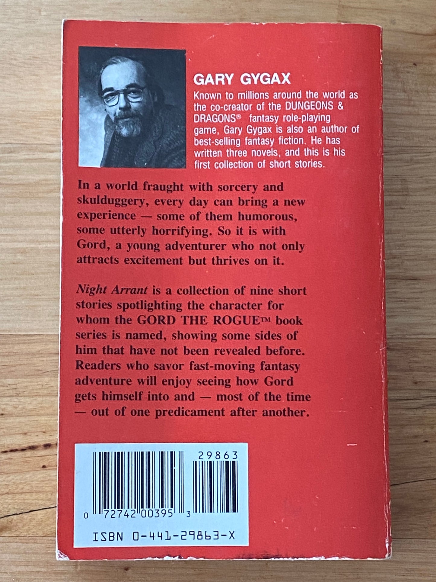 Gord The Rogue Gary Gygax 5 x Paperback Vintage First Editions GD