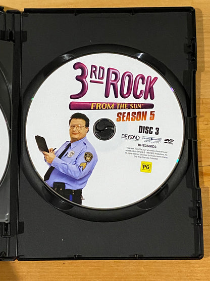 Third Rock From The Sun Season 5 DVD 3-Disc PAL 4 VGC