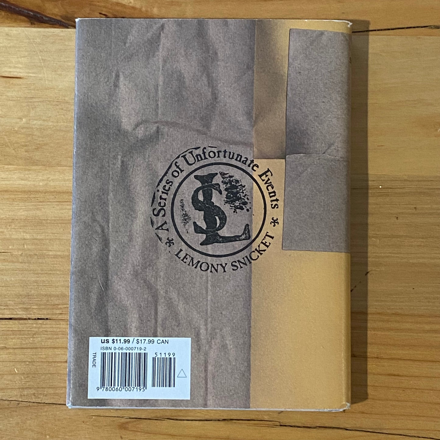 Lemony Snicket: The Unauthorised Biography 1st Print Hardcover 2003 GD