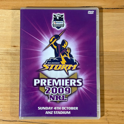 Melbourne Storm NRL Premiers 2009 and 2012 DVD Grand Final PAL 4 VGC