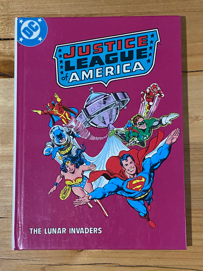 Justice League Of America The Lunar Invaders Fisher Price Hardcover 1982 GD - Book Only