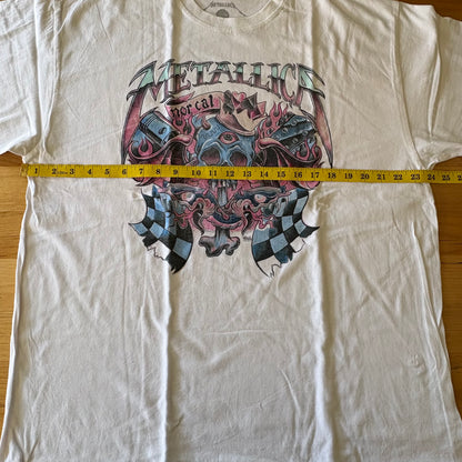 Metallica Nor Cal T-Shirt White Short Sleeve Size XL