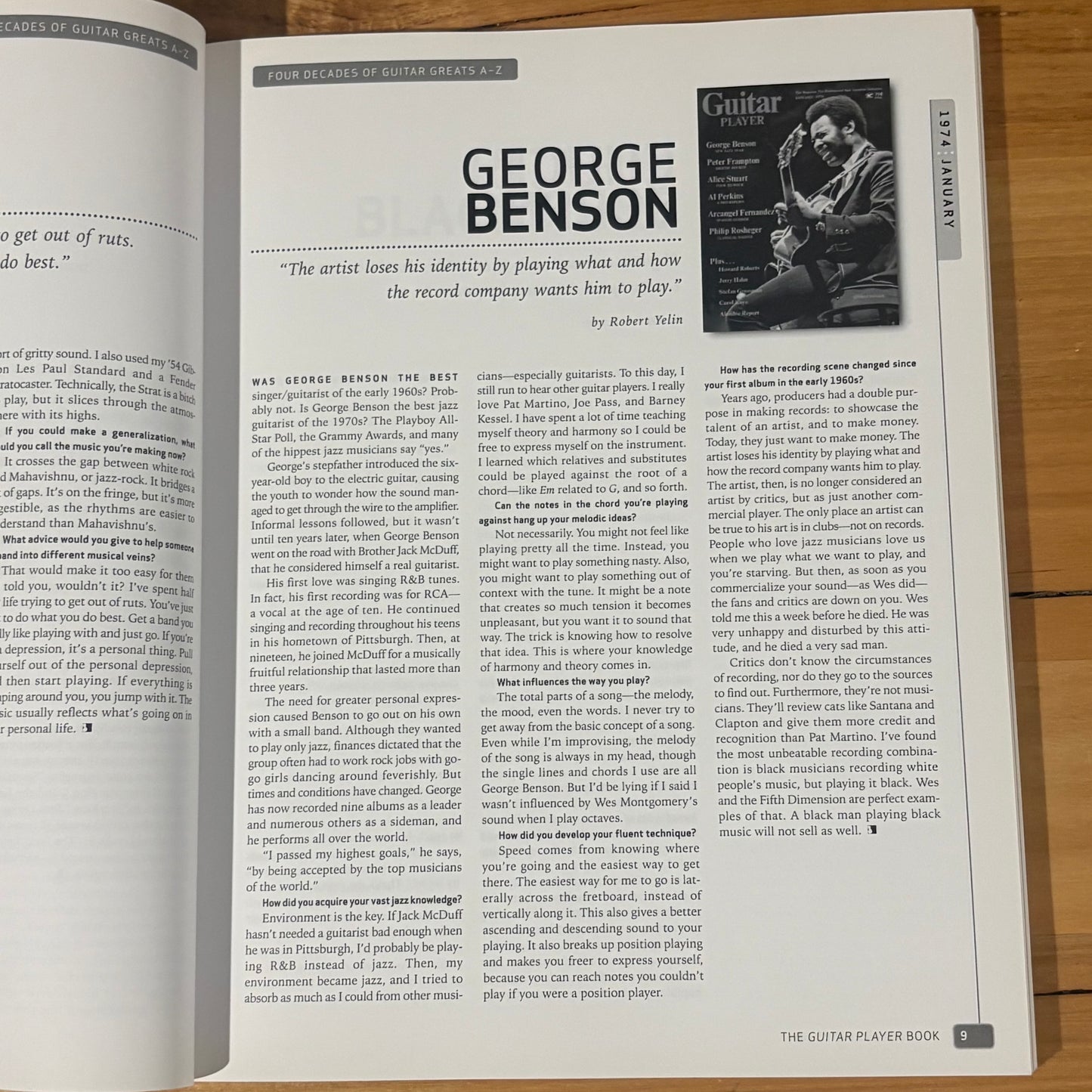 The Guitar Player Book 40 Years of Interviews, Gear and Lessons 2007 GD