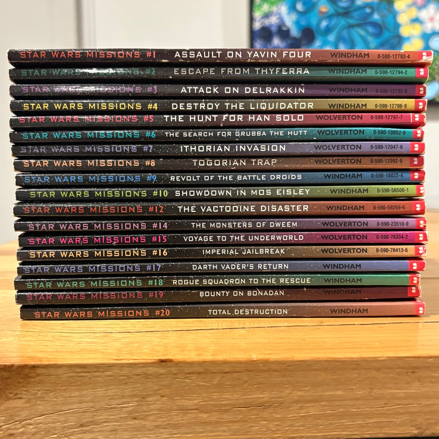 Star Wars Missions x 18 Book Bundle Paperback Scholastic Vintage