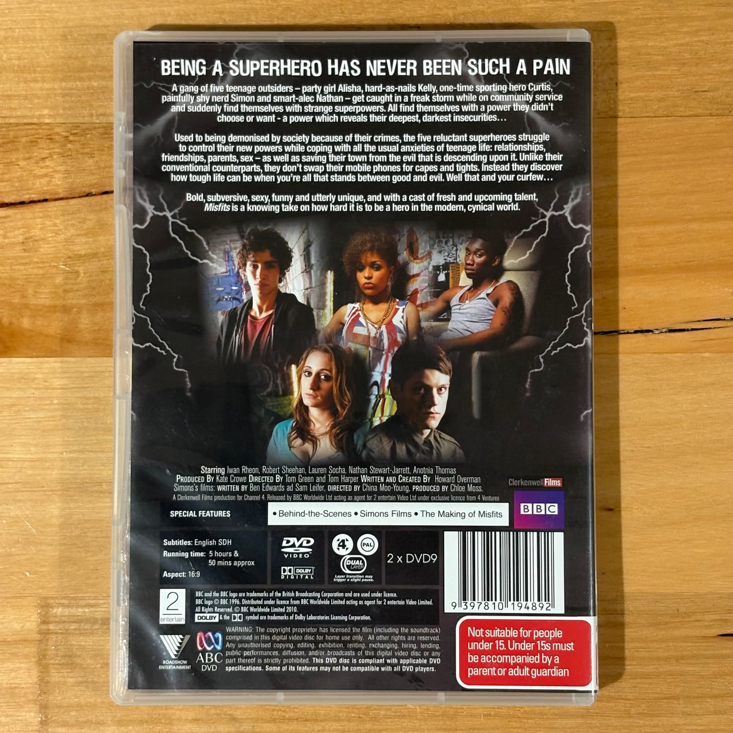 Mis-Fits Series 1-5 box-set DVD BBC Cult Drama VGC