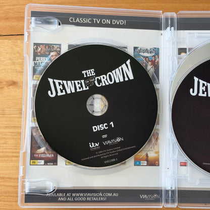 Jewel in The Crown Complete Series DVD Classic British TV 4-Disc PAL 4 VGC
