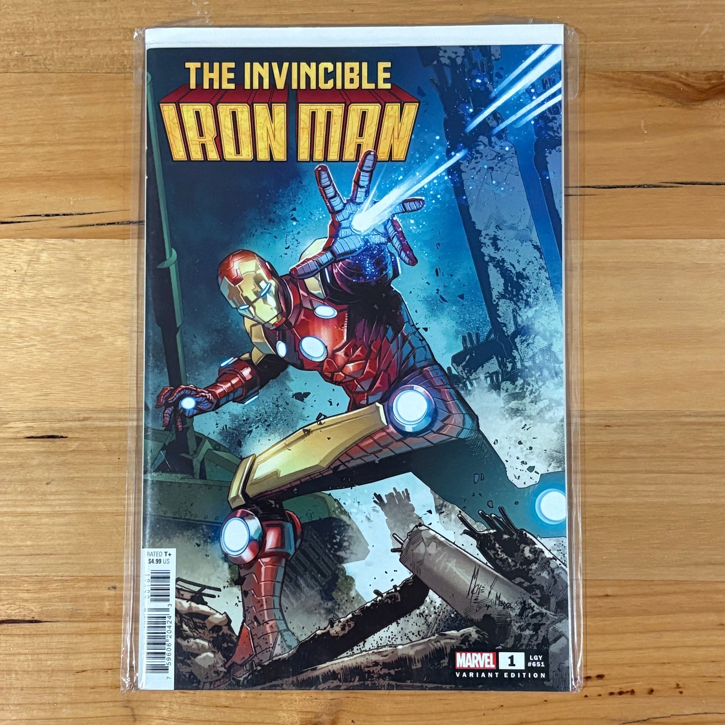 Invincible Iron Man (2023) #1 Marco Checchetto Variant Cover