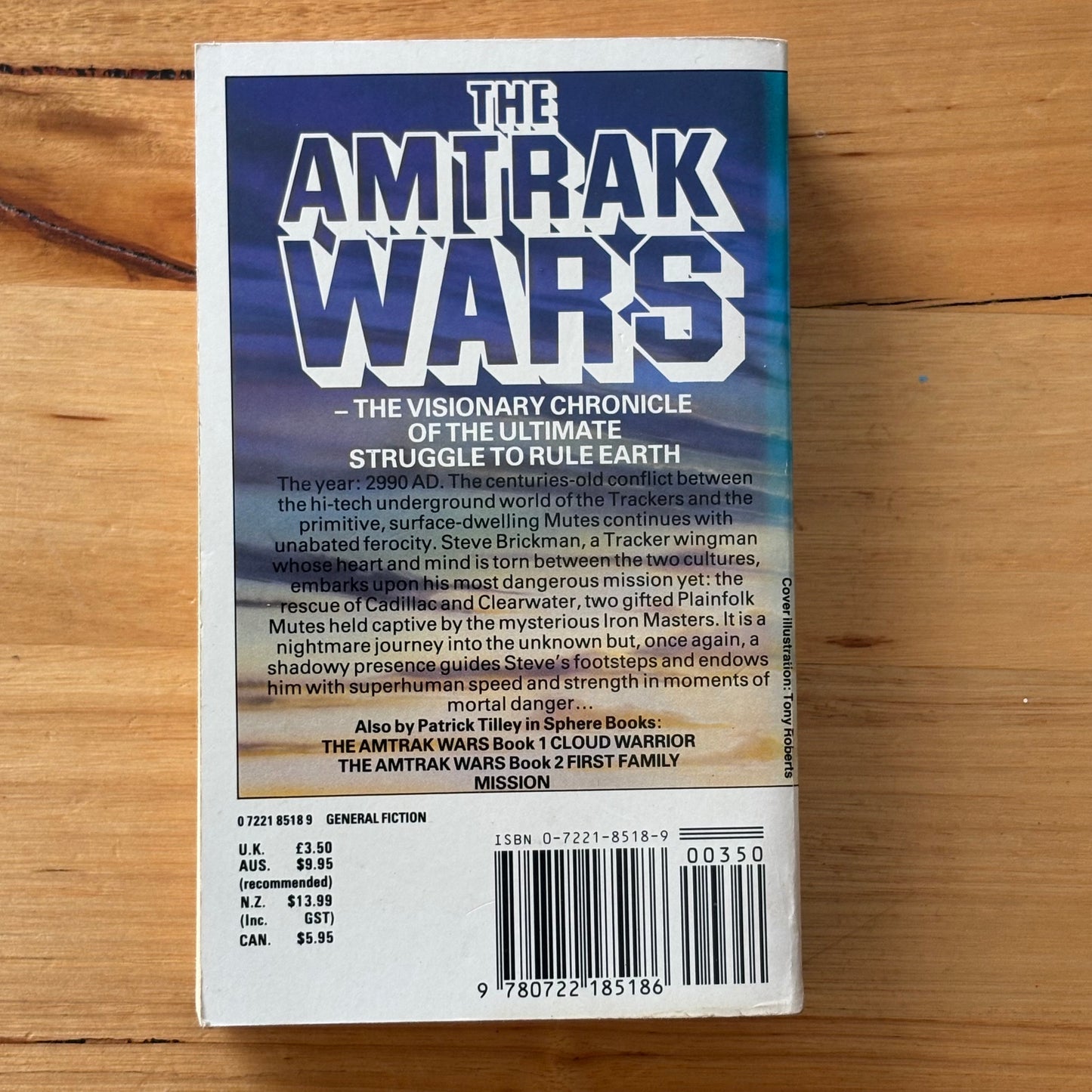 Amtrak Wars by Patrick Tilley Paperback Complete Set 1980s VTG GD