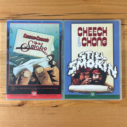 Cheech and Chong Up In Smoke and Still Smokin DVD Bundle PAL 4 VGC