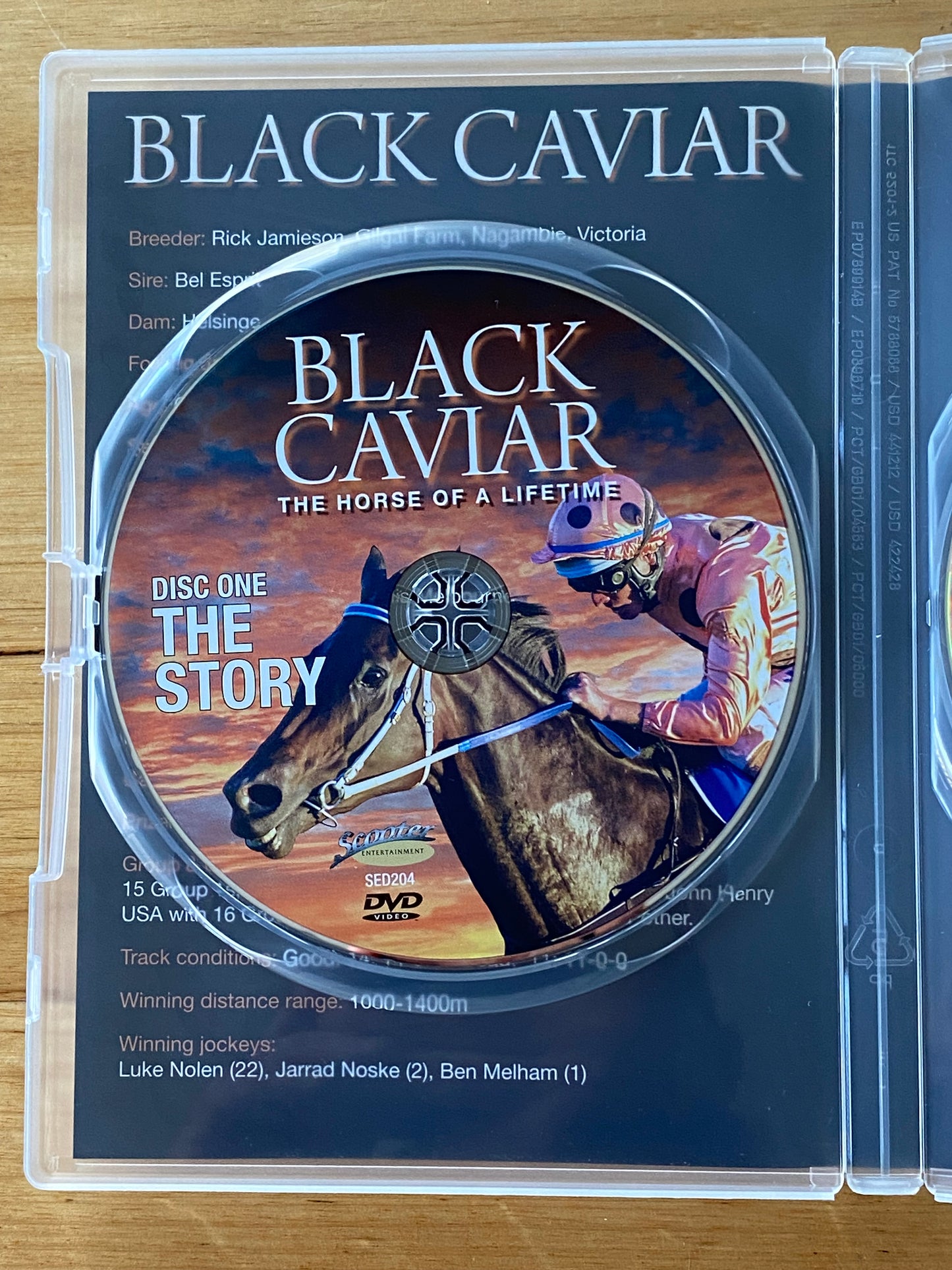 Black Caviar & Makybe Diva DVD 2 Pack Bundle Horse Racing PAL 4 VGC