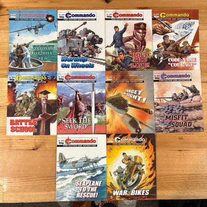 Commando War Comic Bundle x 10 Printed 2003 DC Thomson 328