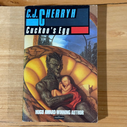 Vintage C.J. Cherryh Sci-Fi Book Bundle Pride of Chanur Cuckoo's Egg Hunter of Worlds