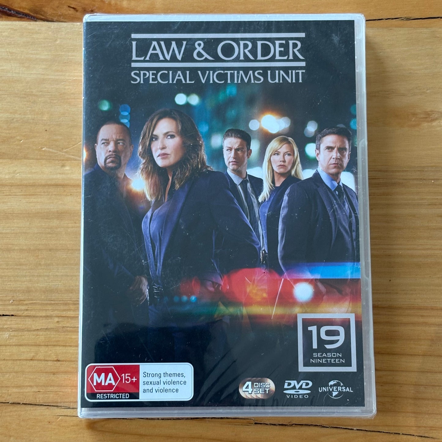 Law & Order SVU Season 19 DVD 4-Disc Set PAL 2,4 New Sealed