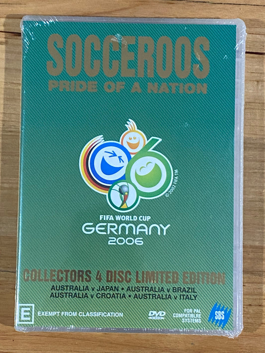 Socceroos Pride Of A Nation DVD FIFA World Cup 2006 Germany PAL 4 New Sealed