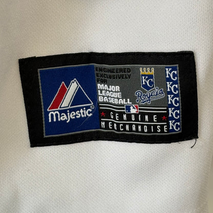 Kansas City Royals Baseball Shirt White Women's Size XL