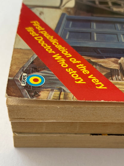 Doctor Who First Doctor 3 Paperbacks Target Books 1980s VGC