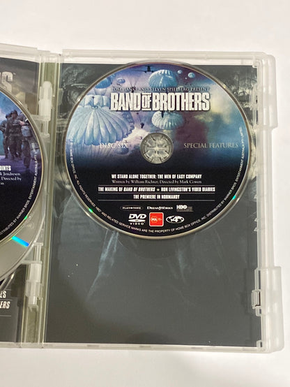 Band of Brothers and The Pacific Bundle DVD Box Set WW2 Drama Spielberg Hanks VGC