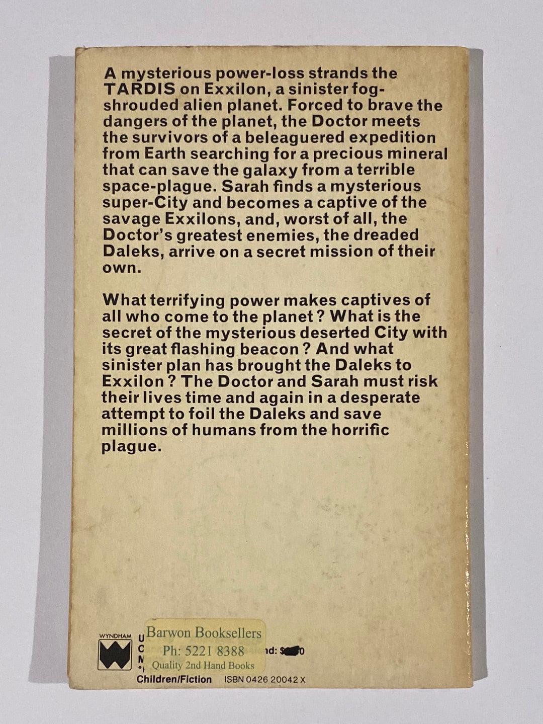 Doctor Who 10 Paperbacks Target Books 1970s and 1980s VGC Bundle 4