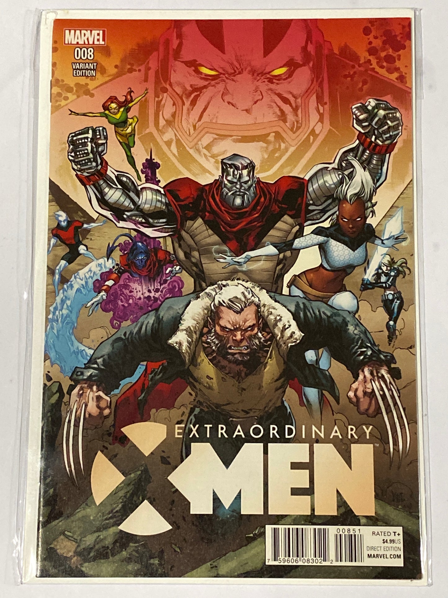 EXTRAORDINARY X-MEN (2016) #8 LASHLEY CONNECTING A VARIANT