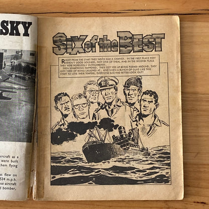 Commando War Comic #490 Six Of The Best 1970