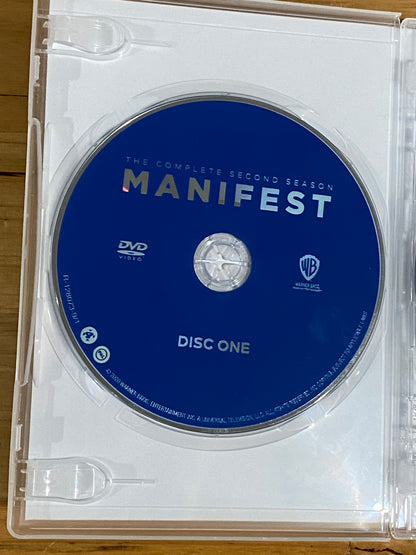 Manifest Seasons 1 & 2 DVD US Supernatural Drama PAL 4 VGC