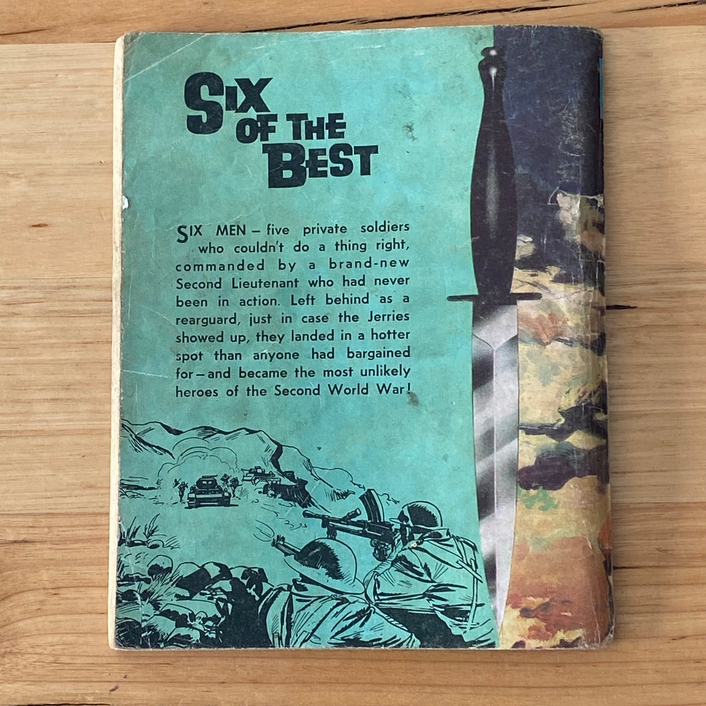 Commando War Comic #490 Six Of The Best 1970