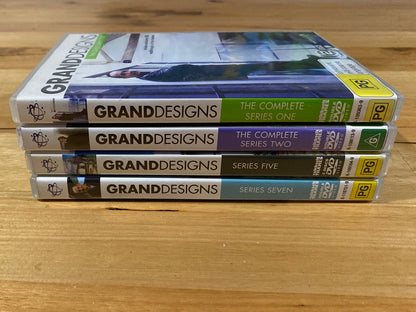 Grand Designs Series 1, 2, 5 & 7 DVD Four Complete Series Bundle PAL 4 VGC