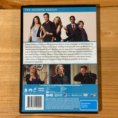 Rules Of Engagement Seasons 1-7 DVD Complete Set Comedy PAL 4 VGC