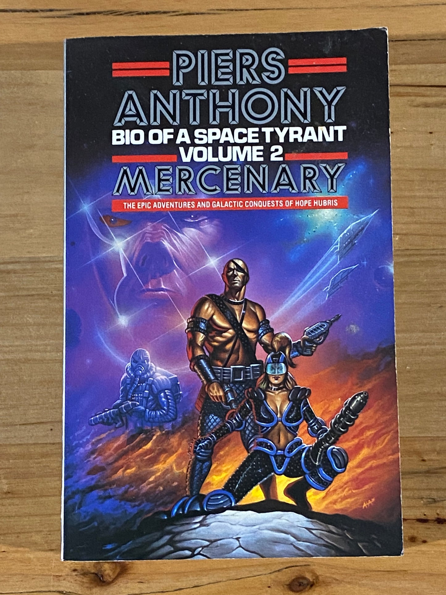 Bio Of A Space Tyrant Vol 2 Mercenary by Piers Anthony Paperback 1986 GD