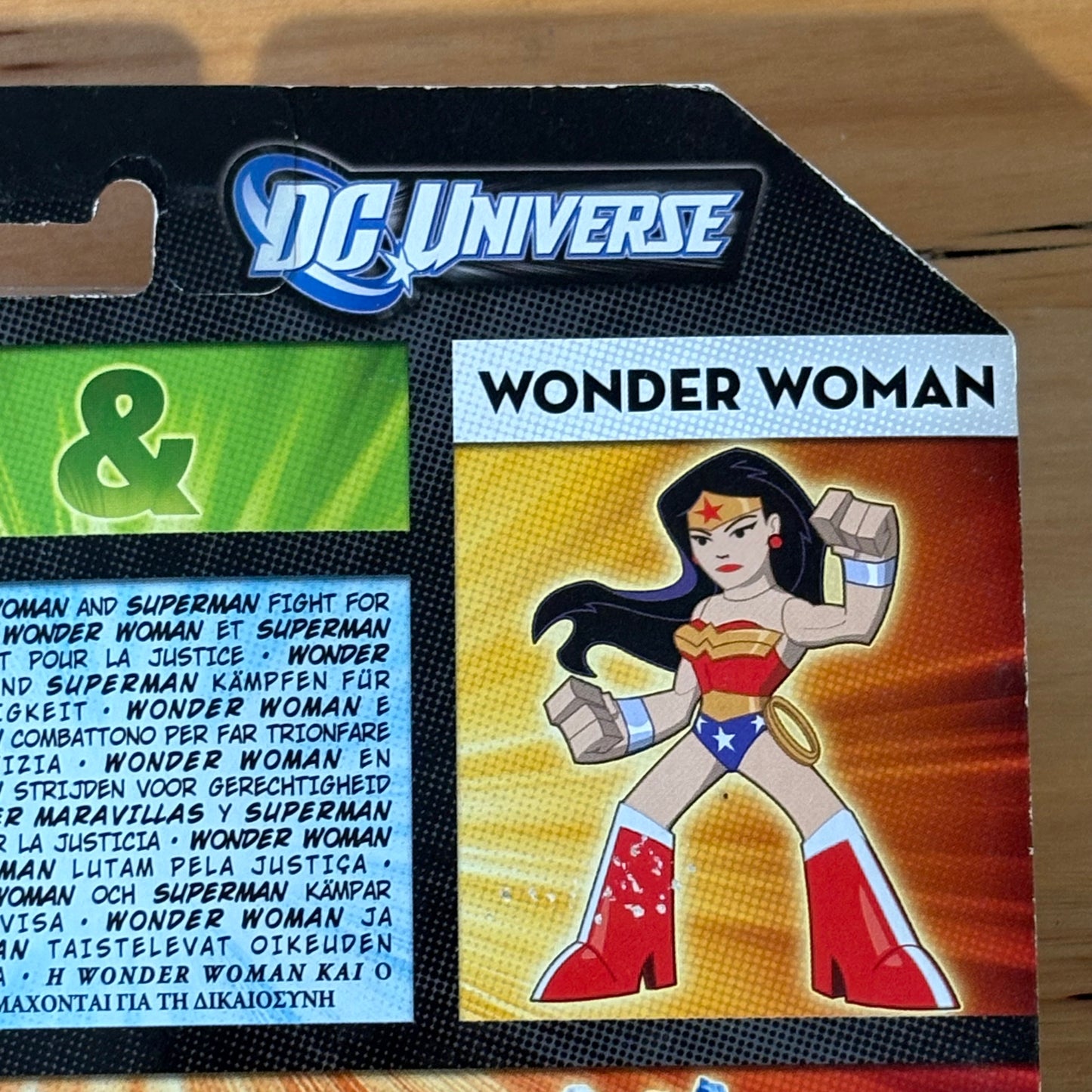 DC Universe Action League Superman vs Wonder Woman 2011 New Sealed
