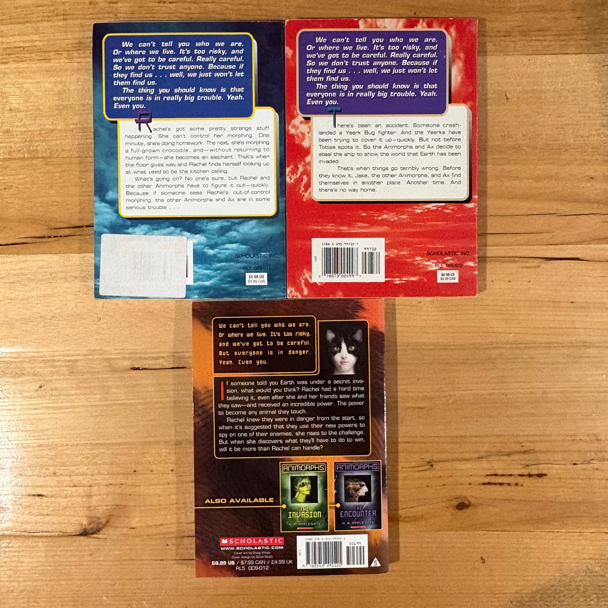 Animorphs Paperback Novels by K.A. Applegate x 14 Bundle Vintage