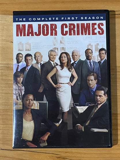 Major Crimes Complete First Season DVD 4-Disc Set NTSC 1 VGC