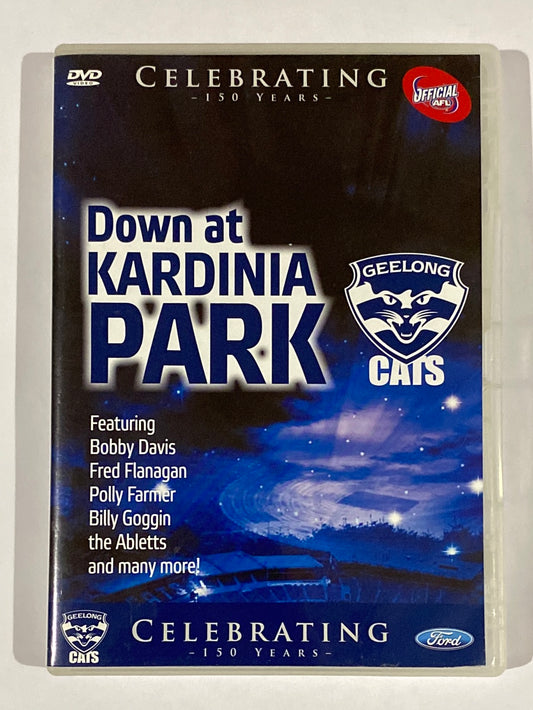 Geelong Cats 150 Years Down At Kardinia Park DVD Celebrating 150 Years VGC