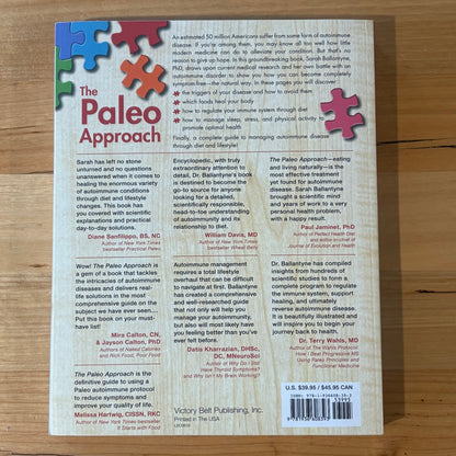 The Paleo Approach Reverse Automimmune Disease and Heal Your Body Sarah Ballantyne GD