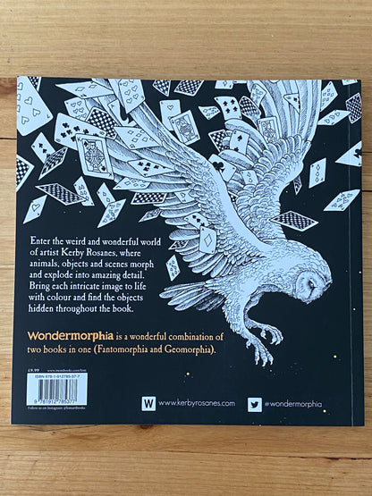 Wondermorphia Extreme Colouring & Search Challenge Kerby Rosanes Paperback 2020 GD