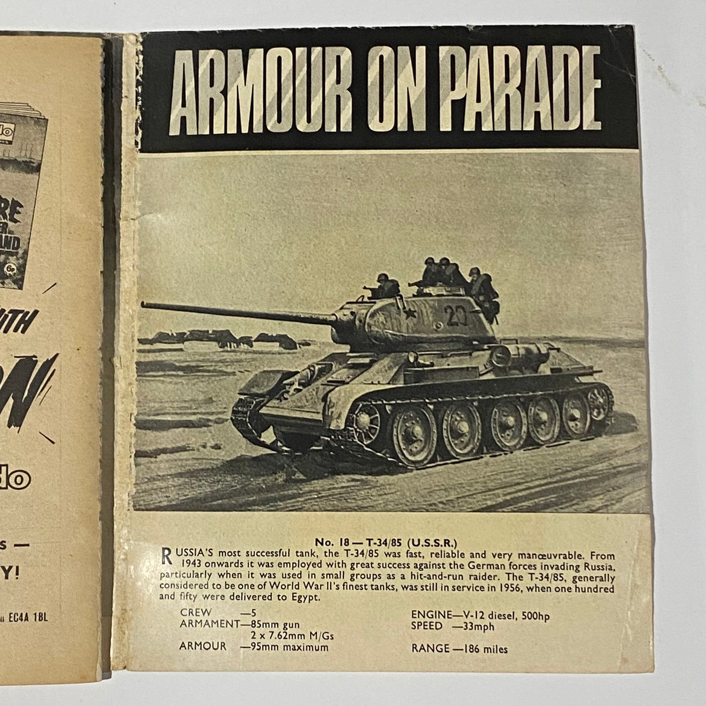 Commando War Comic #784 Fire Over England 1973