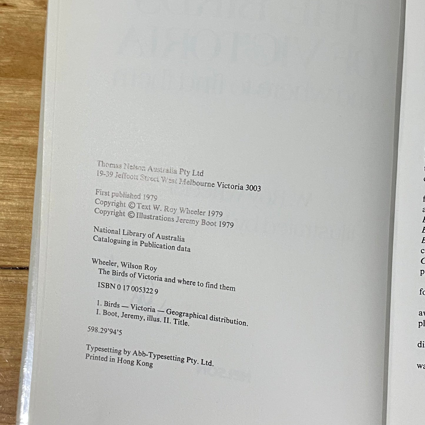 The Birds Of Victoria And Where To Find Them Hardcover Book SIGNED 1979 GD