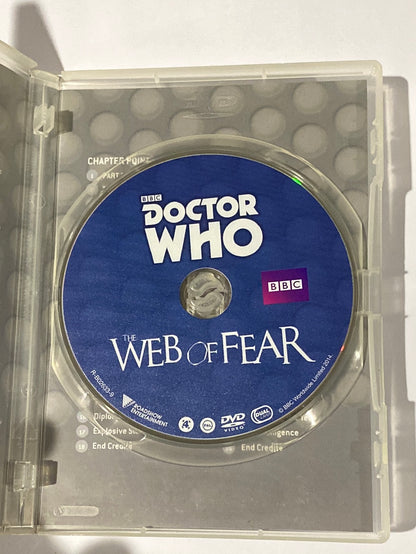 Doctor Who The Web of Fear BBC TV Restored DVD PAL 4 Patrick Troughton VGC