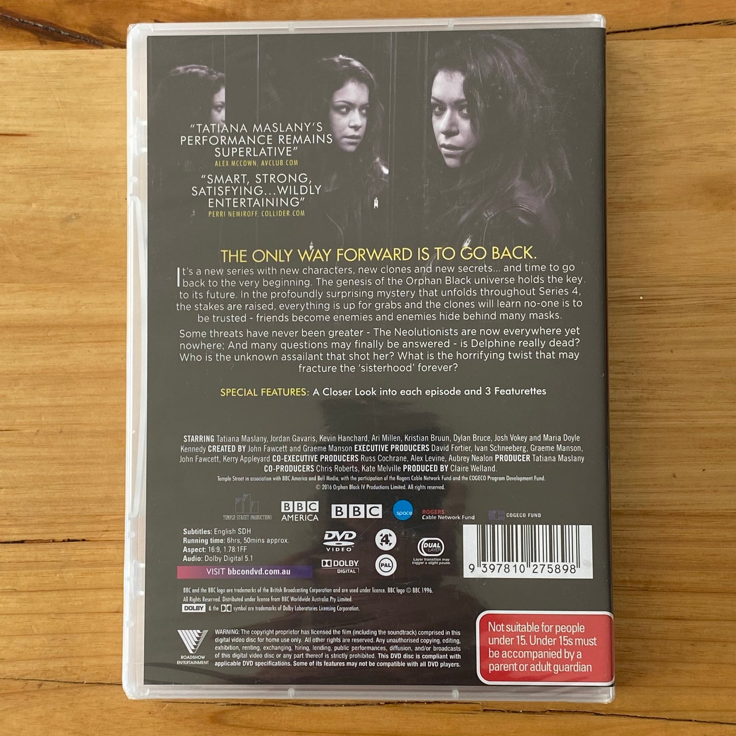 Orphan Black Series 1-5 Complete Set DVD BBC Drama PAL 4 VGC Series 4 is New