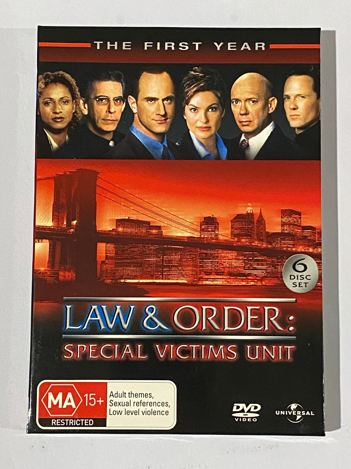 Law & Order SVU The First Year DVD 6-Disc Set PAL 2,4 VGC