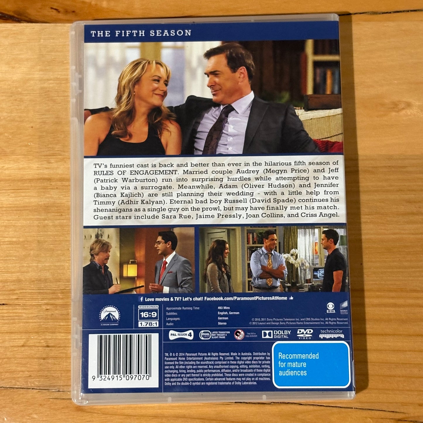 Rules Of Engagement Seasons 1-7 DVD Complete Set Comedy PAL 4 VGC