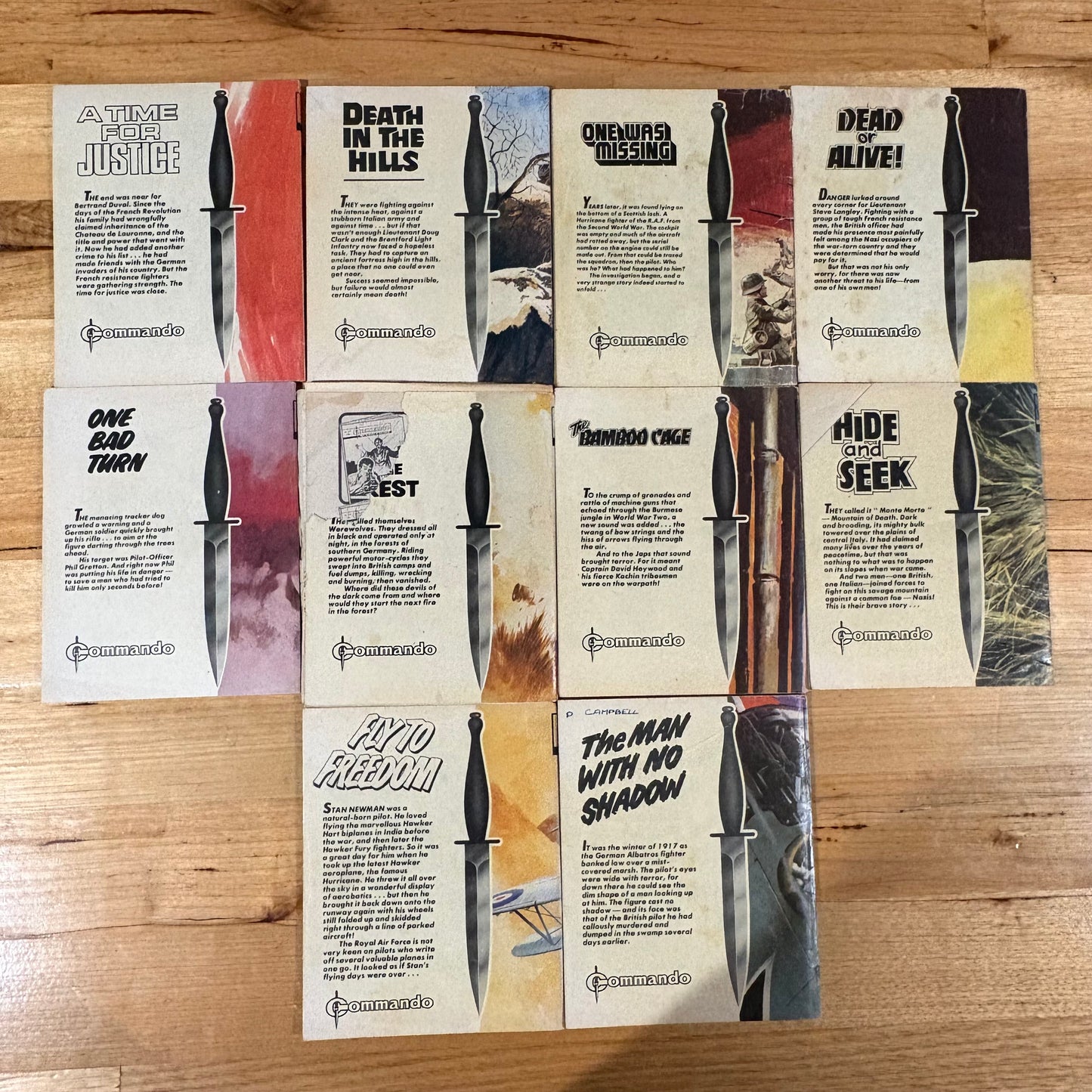 Commando War Comics x 10 Bundle All Published 1979-1980 DC Thomson GD