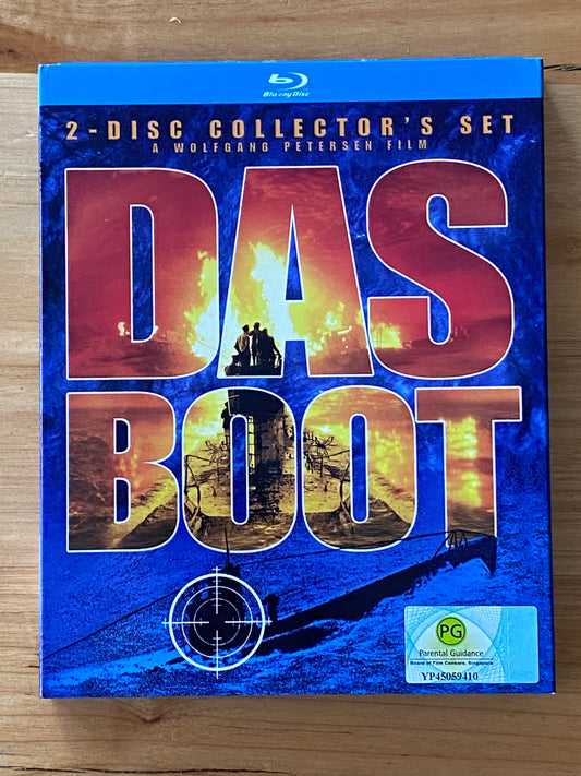 Das Boot Blu-ray 2-Disc Collector's Set Region A,B,C VGC