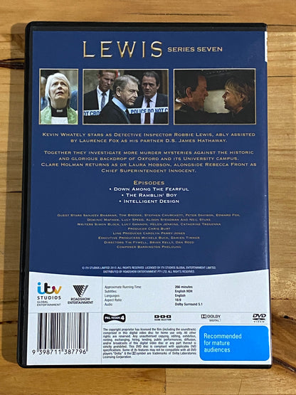 Lewis Series 6-8 DVD ITV Crime Drama Inspector Morse Spin-off PAL 4 VGC